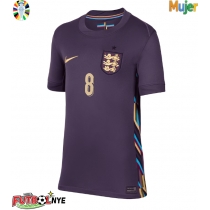 Camiseta Inglaterra Alexander-Arnold #8 Visitante Equipación para mujer Eurocopa 2024 manga corta